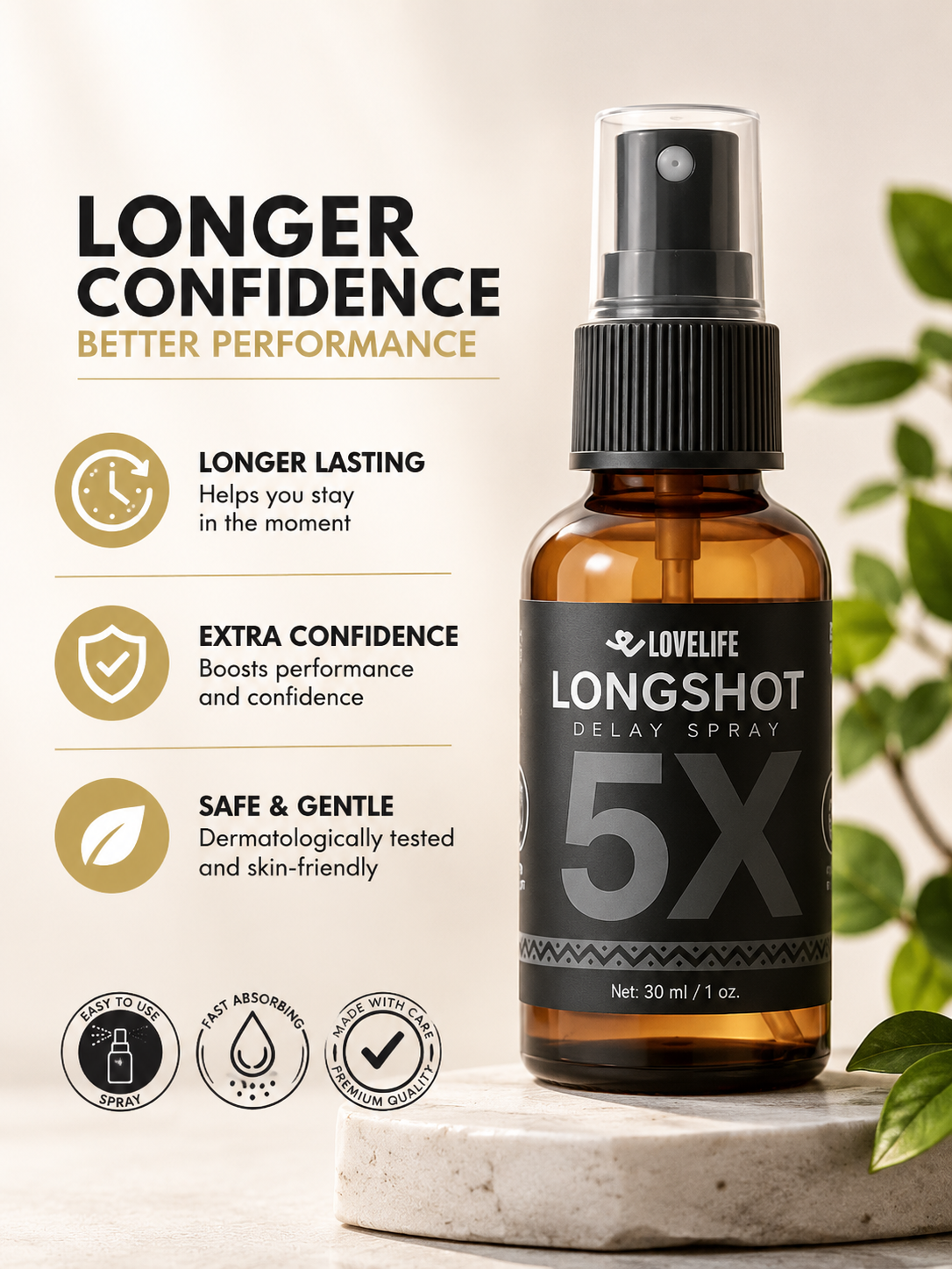 5x Longshort Spray